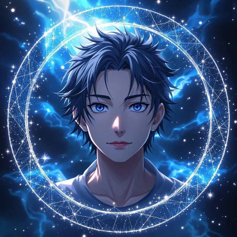 Gojo PFP with clean anime composition
