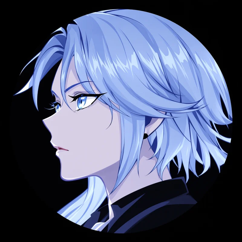 Gojo PFP with clean anime composition