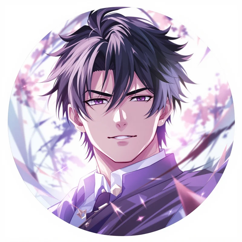 Gojo avatar portrait with powerful presence