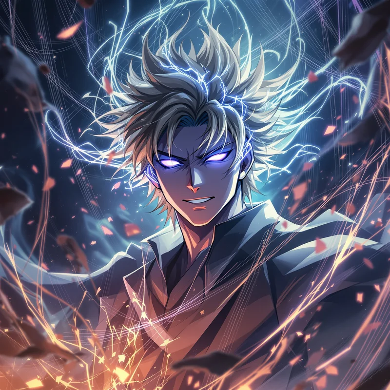 gojo pfp god presence aura
