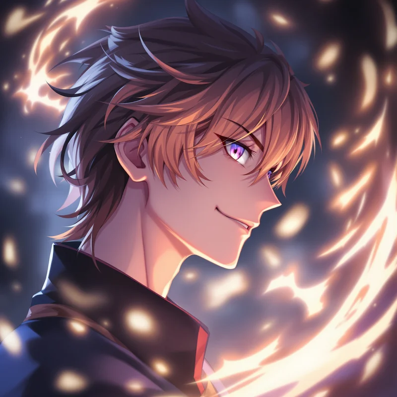 Gojo avatar portrait with powerful presence