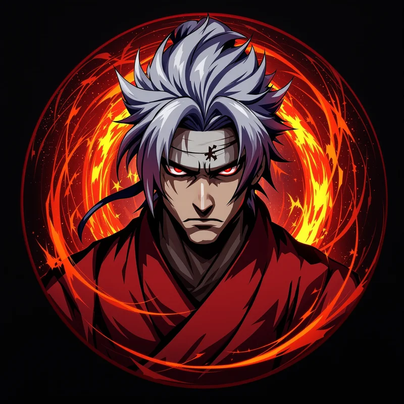 Gojo avatar portrait with powerful presence
