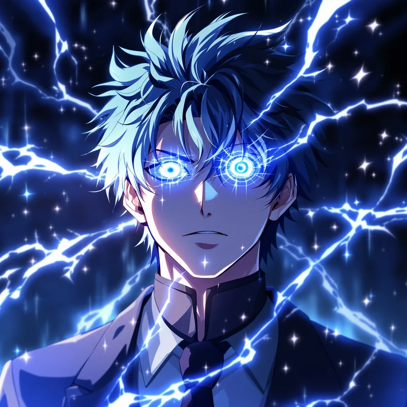 gojo pfp eye devouring light
