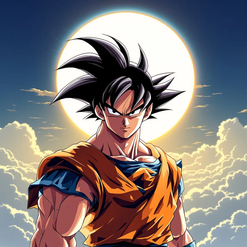 Bold Horizon Goku PFP square anime avatar portrait