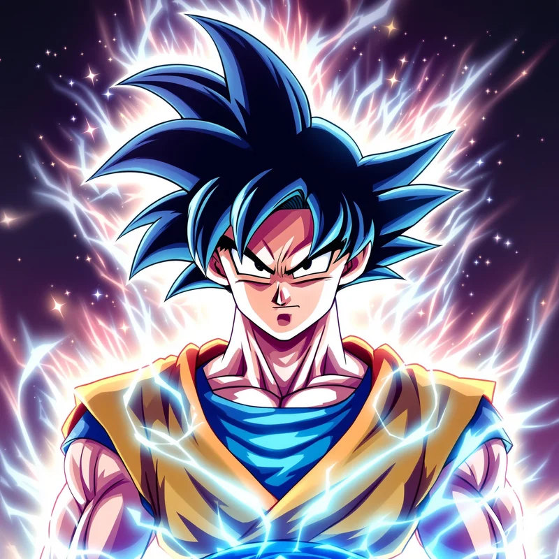 Celestial Saiyan Goku PFP centered anime avatar