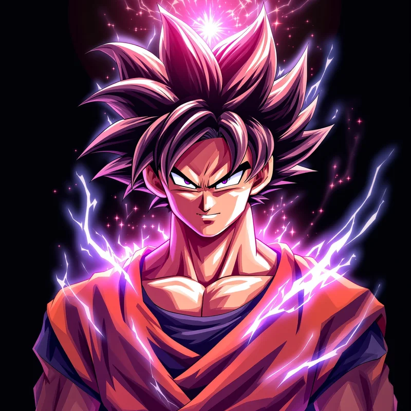 Divine Pulse Goku PFP high contrast anime avatar