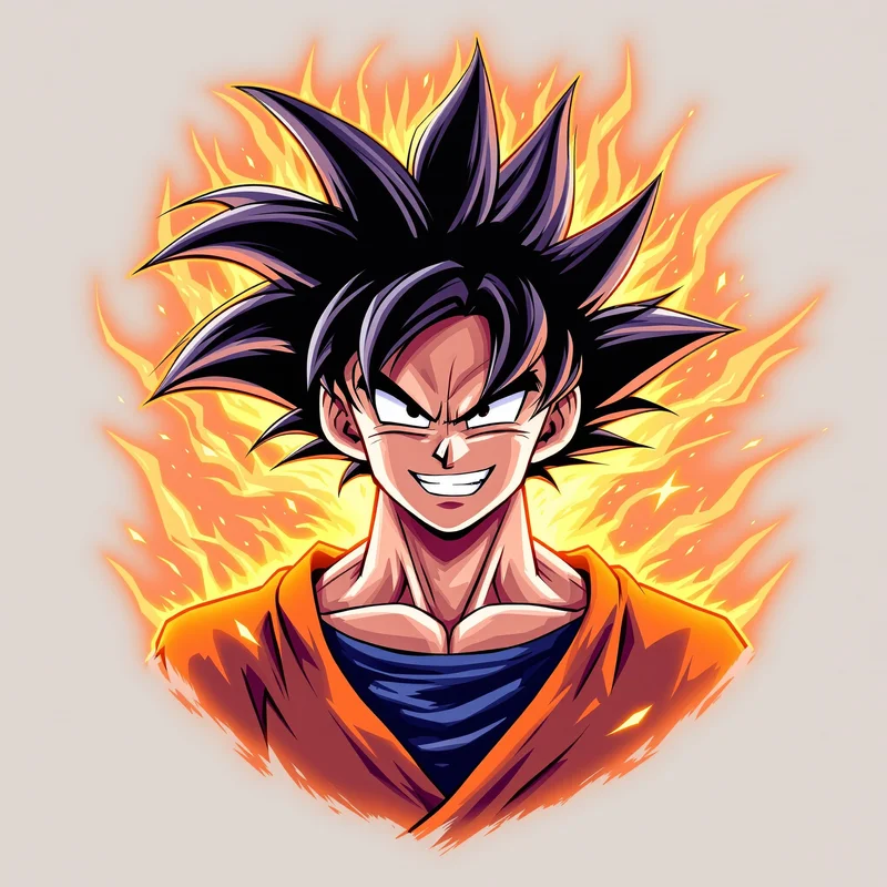 Eternal Spark Goku PFP centered anime avatar