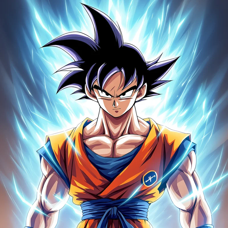 Infinite Energy Goku PFP square anime avatar portrait