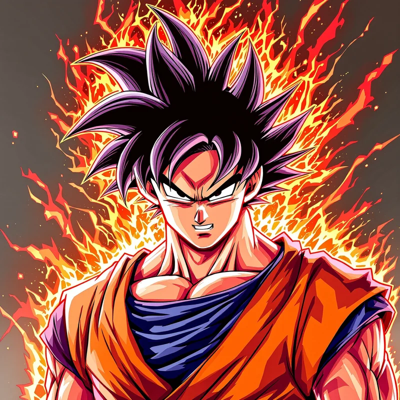 Primal Light Goku PFP square anime avatar portrait