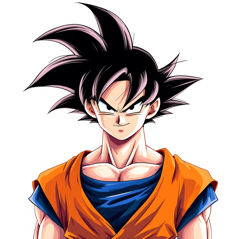 Shining Saiyan Goku PFP square anime avatar portrait