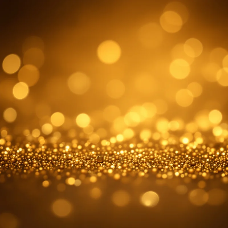 Golden Pebble Bokeh background