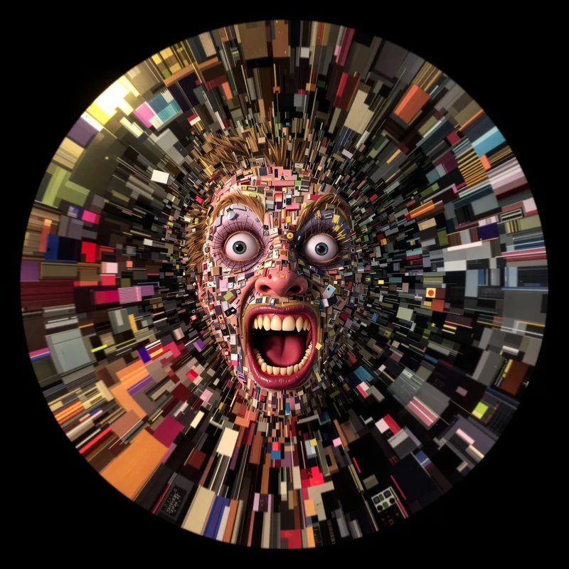 Goofy Ahh PFP with brainrot humor composition