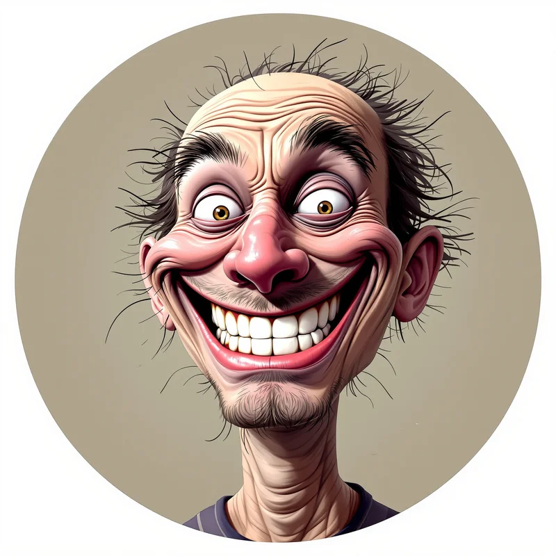 Goofy Ahh PFP with brainrot humor composition