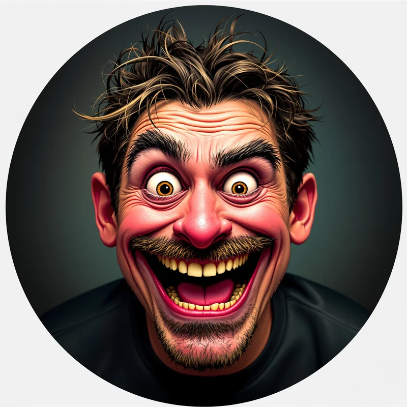 Goofy Ahh PFP with brainrot humor composition