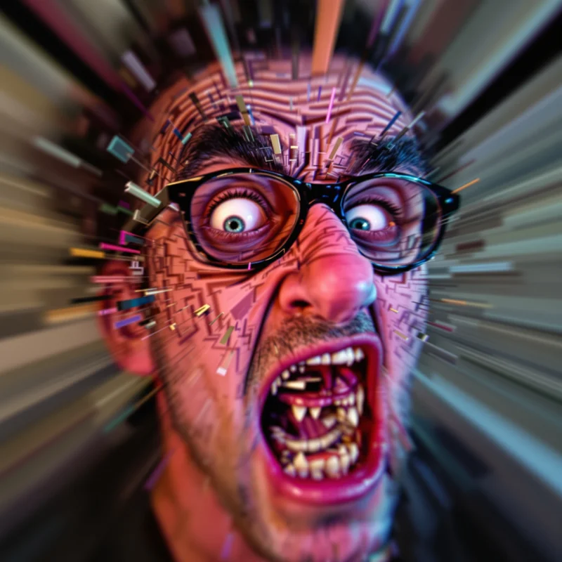 Goofy Ahh PFP with brainrot humor composition