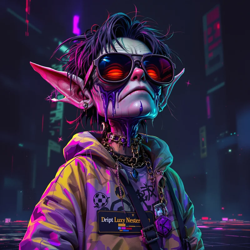 Goofy ahh PFP with goblin swagger and fake drip