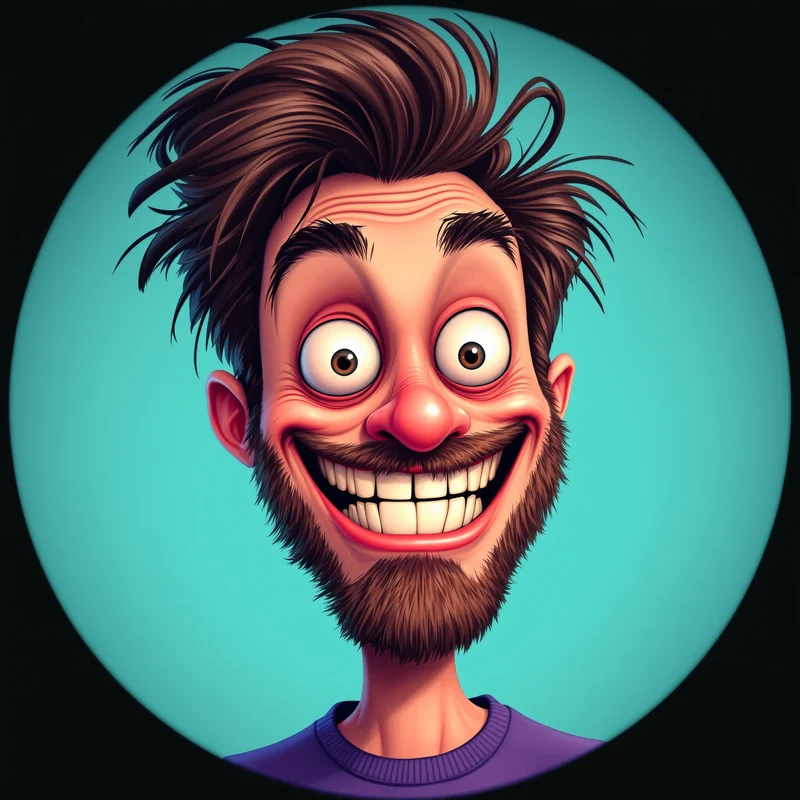 Goofy profile image optimized for recognition