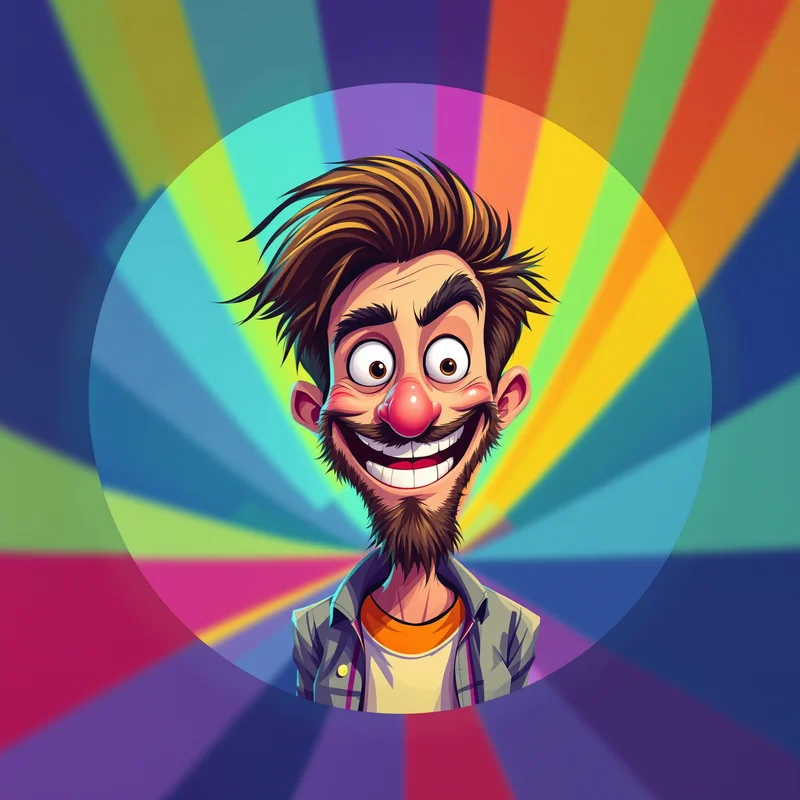 Goofy profile image optimized for recognition