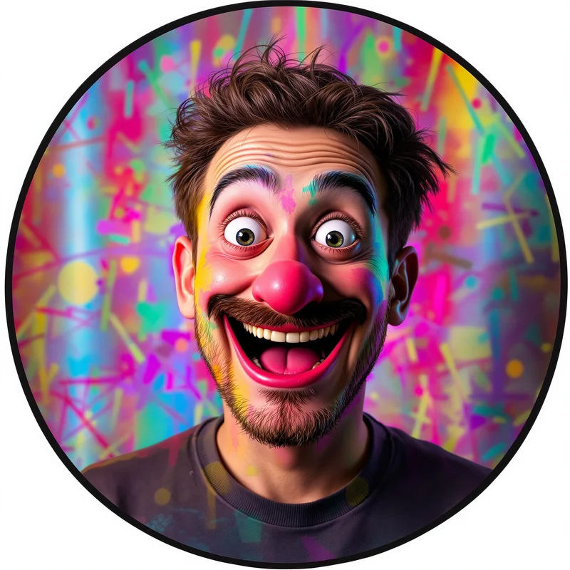Goofy profile image optimized for recognition