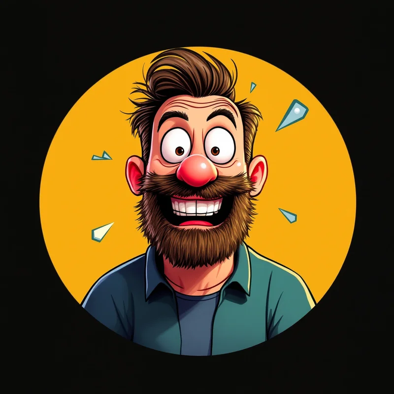 Goofy profile image optimized for recognition