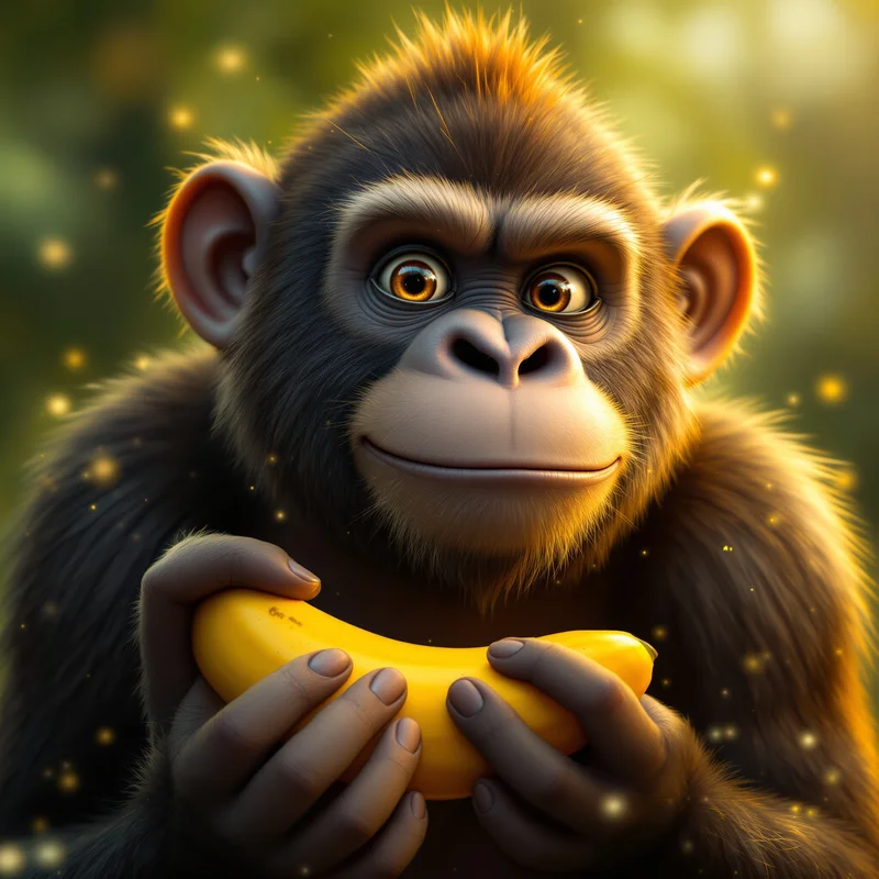 Banana gorilla avatar.
