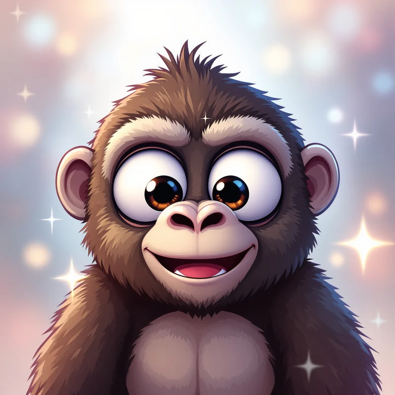 Chibi gorilla avatar.