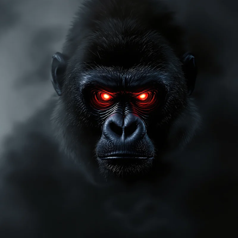 Dark gorilla avatar.
