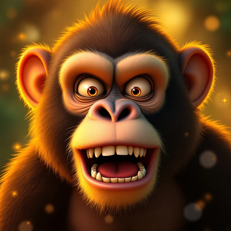 Derp gorilla avatar.