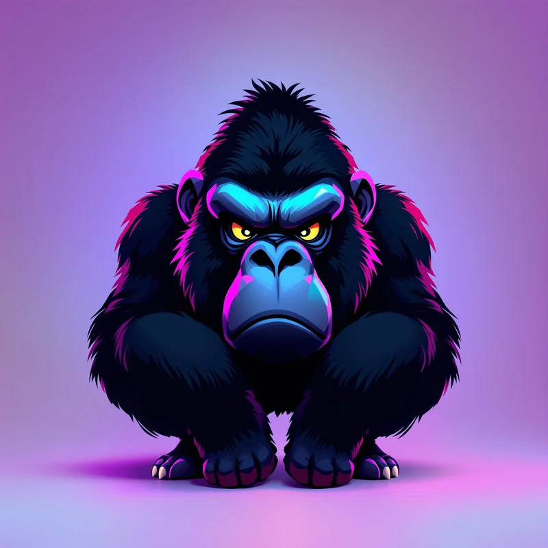gaming gorilla tag PFP with VR style lighting for virtual profile