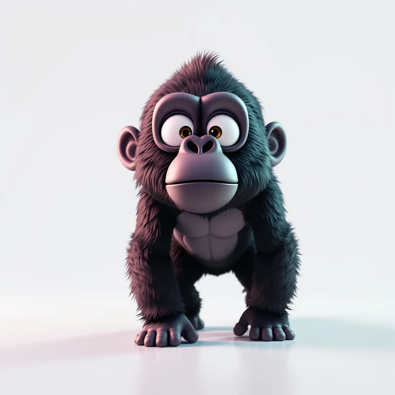 gorilla tag profile picture with clean gradient background for online profile