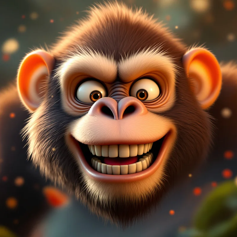 Funny gorilla avatar.
