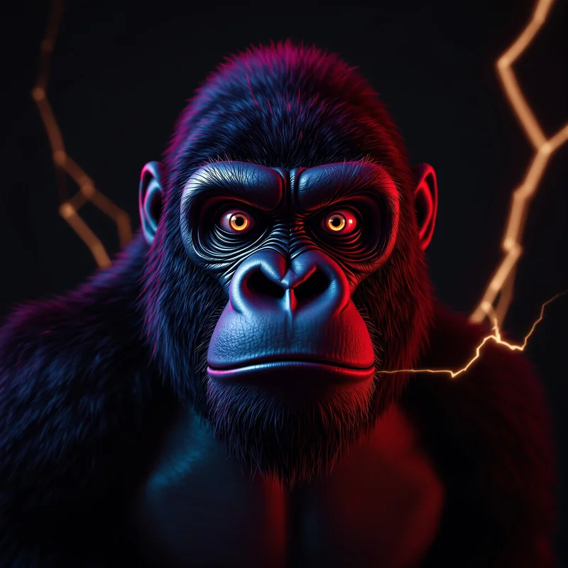 gorilla tag profile picture with VR style lighting for social avatar