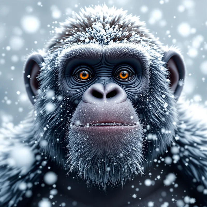 Ice gorilla avatar.
