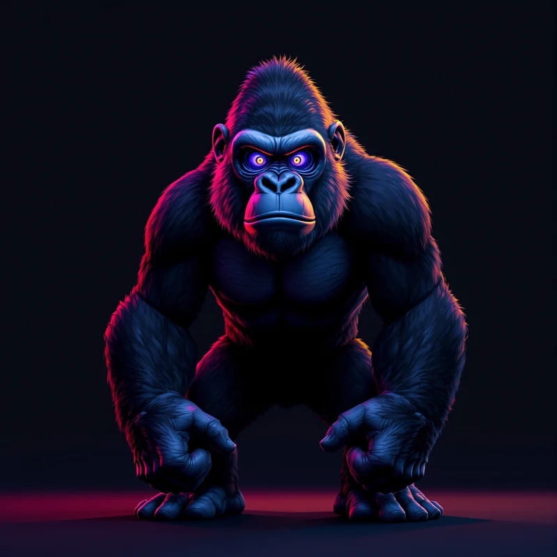 gaming gorilla tag PFP with minimal background for avatar display