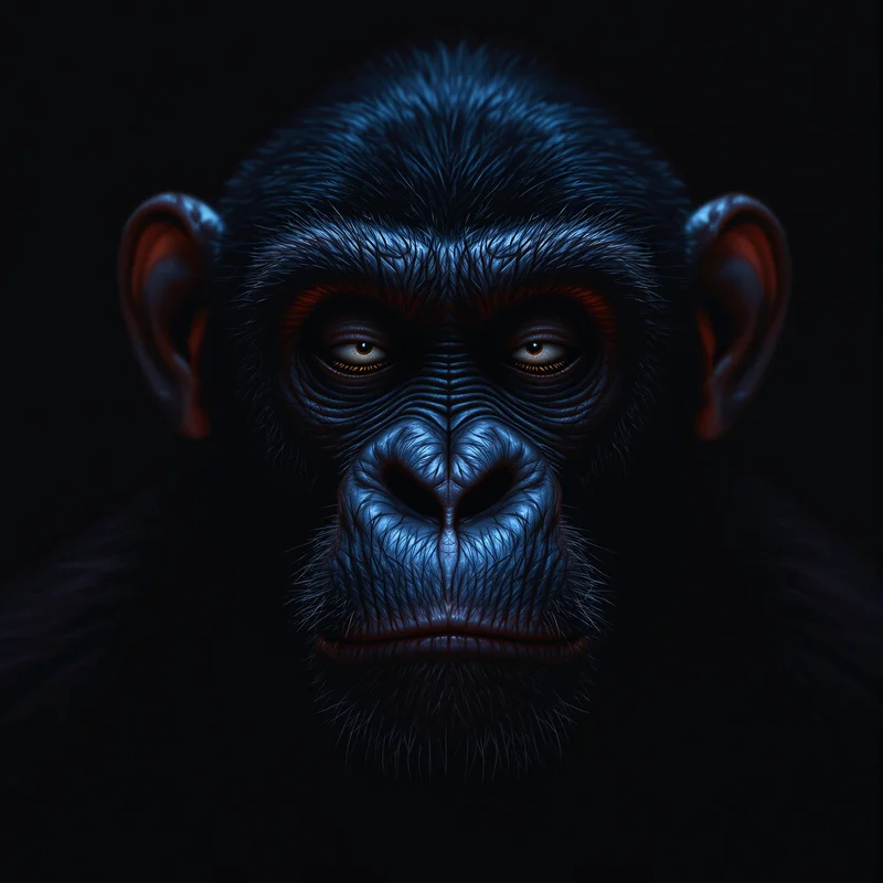 sleepy gorilla gamer pfp with cozy late night vibe