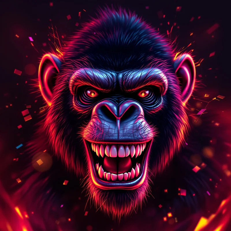 toxic funny gorilla tag pfp with troll humor