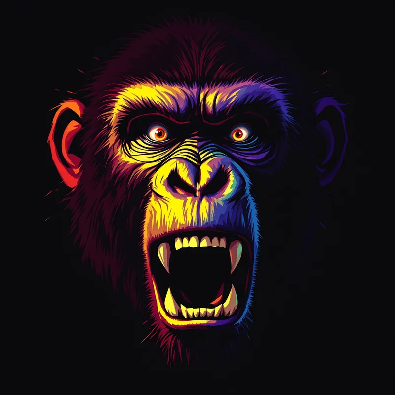 troll monkey chaos gorilla tag pfp