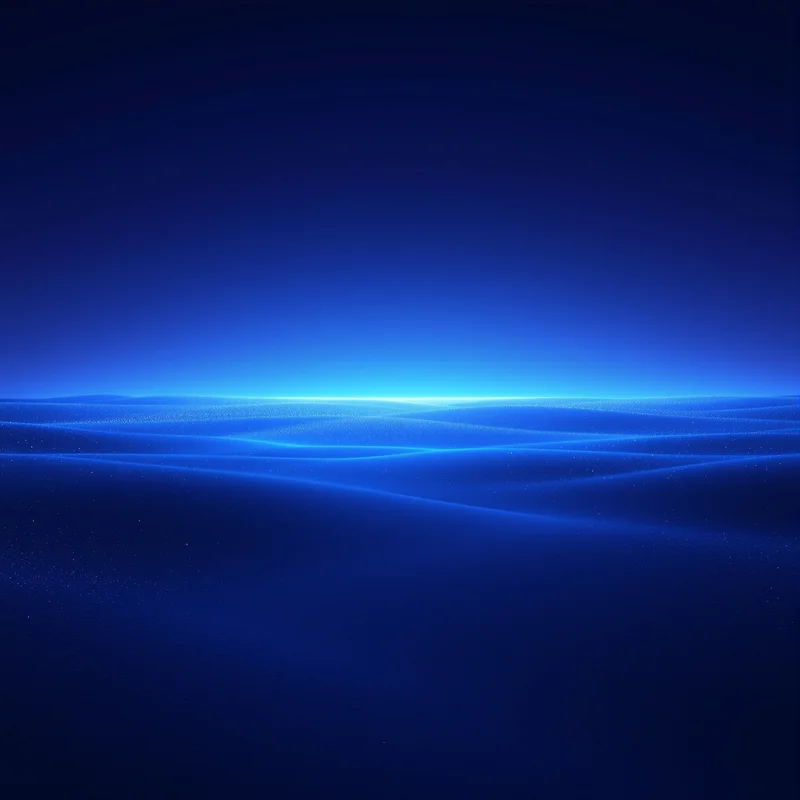 Luminous horizon gradient background