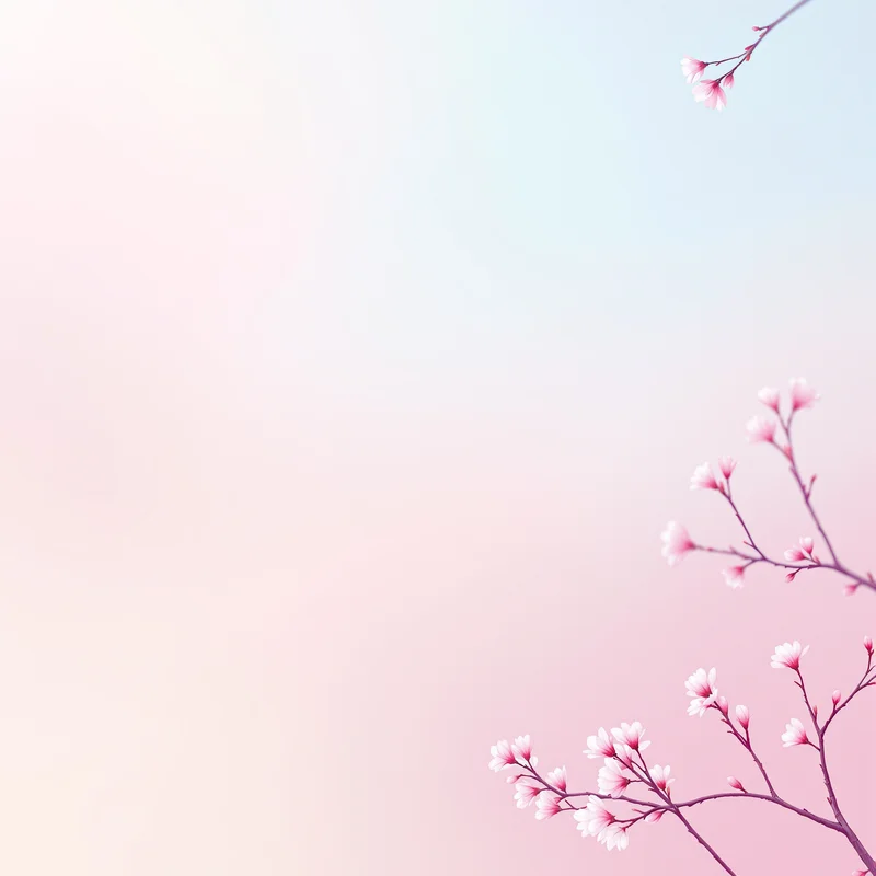 Sakura Sky Gradient Gradient Background