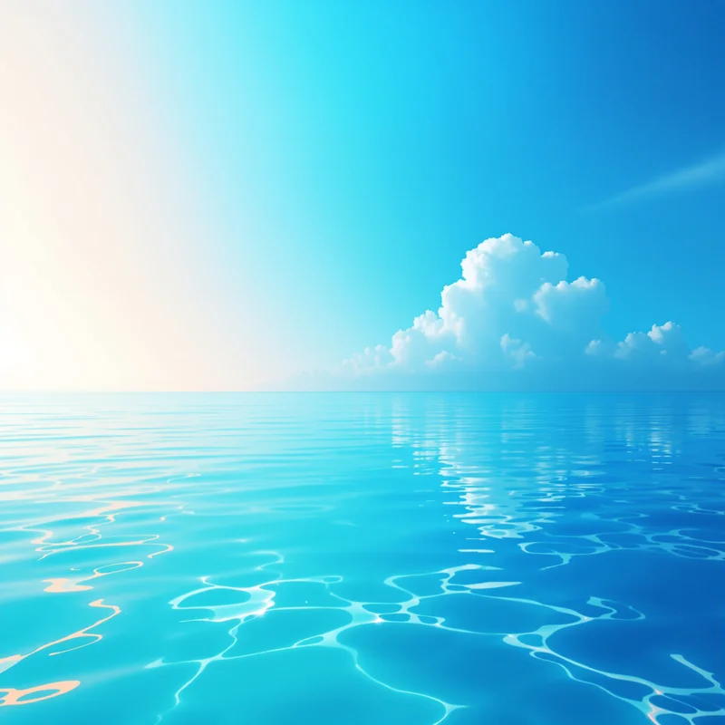 Tropical Lagoon Gradient Gradient Background
