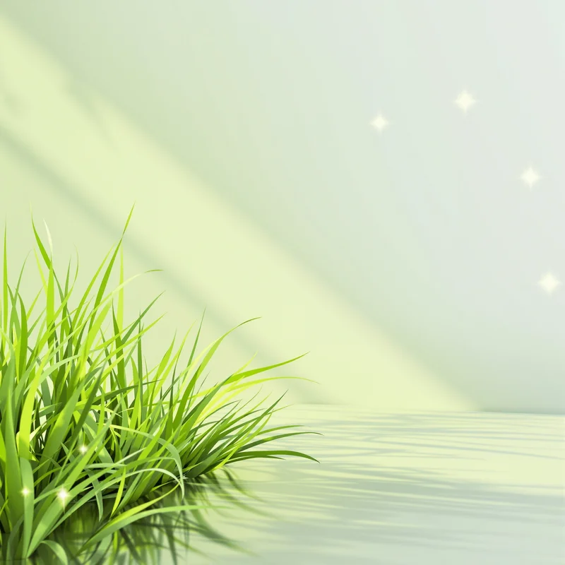 Luminous green grass background