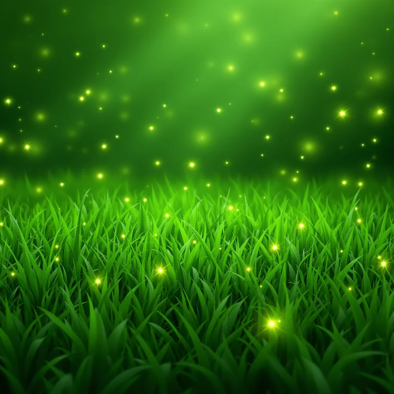 Luminous green grass background
