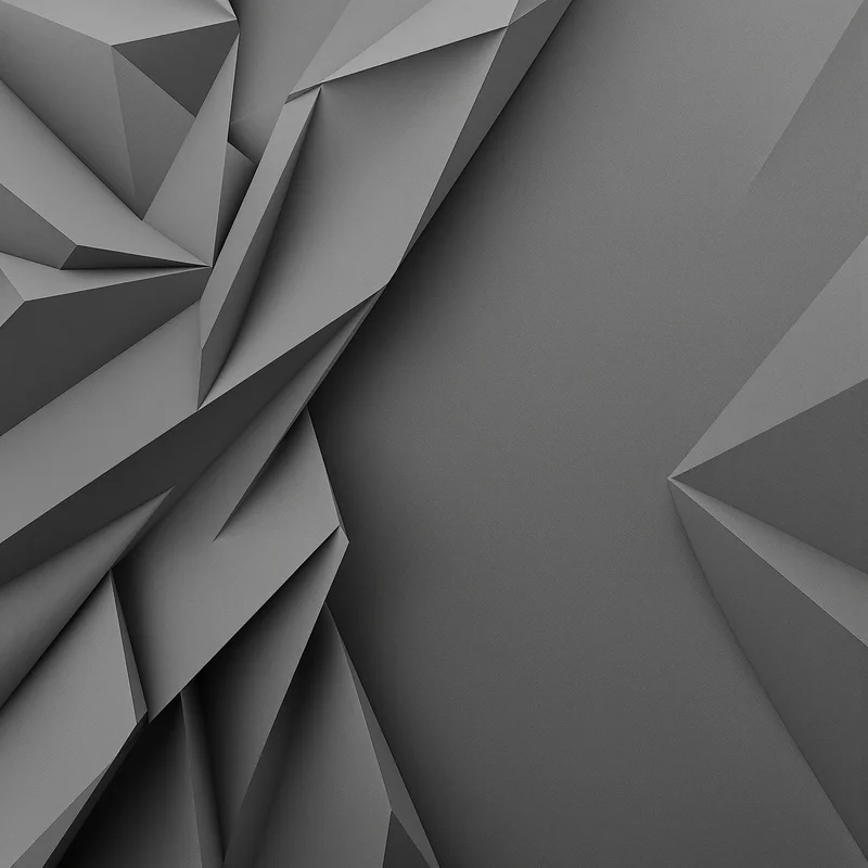 Basalt Origami Planes Gray Background