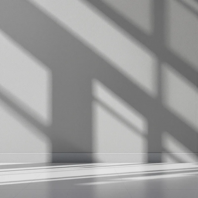 Concrete Column Shadow Gray Background