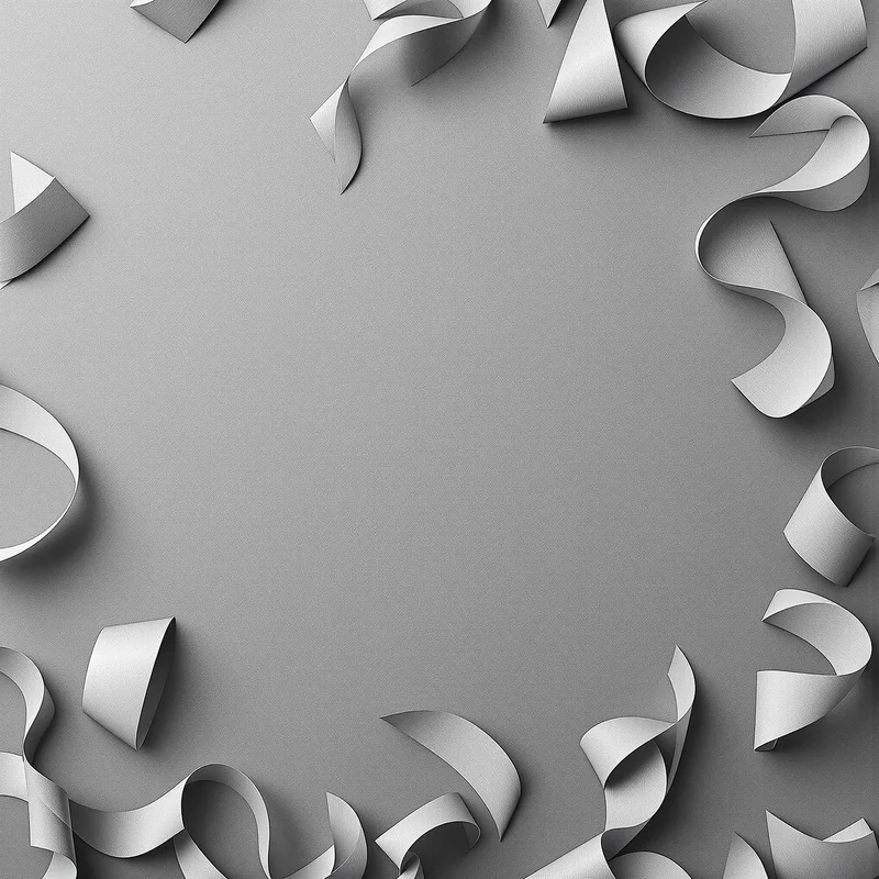 Graphite Curl Mosaic Gray Background