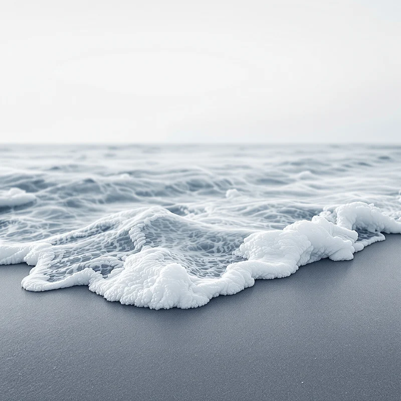 Overcast Seafoam Gray Background