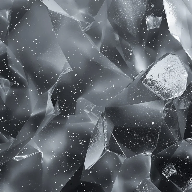 Smoked Ice Surface Gray Background