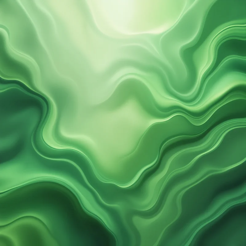 Gentle atmospheric green abstract background