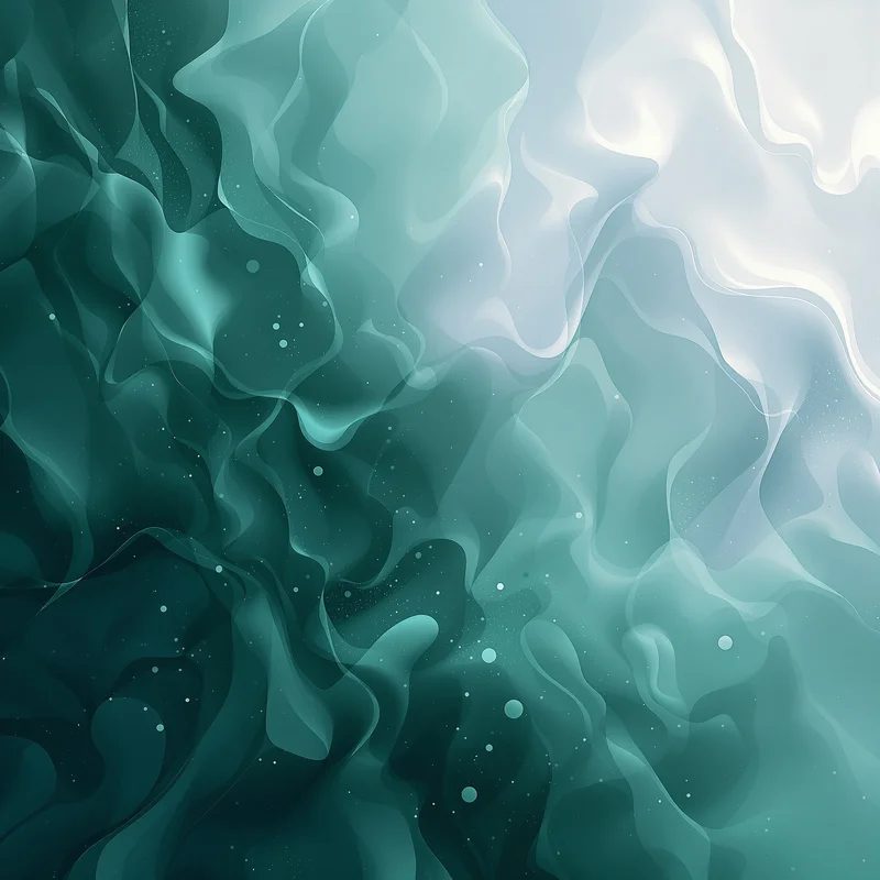 Signature atmospheric green abstract background
