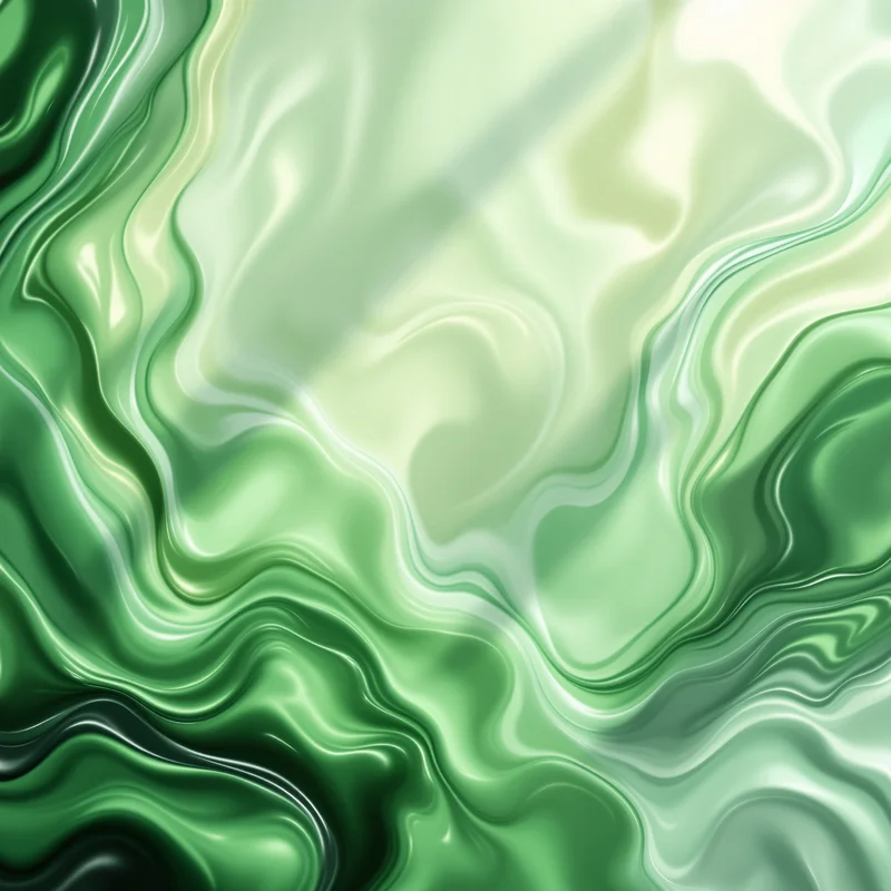 Warm flow green abstract background